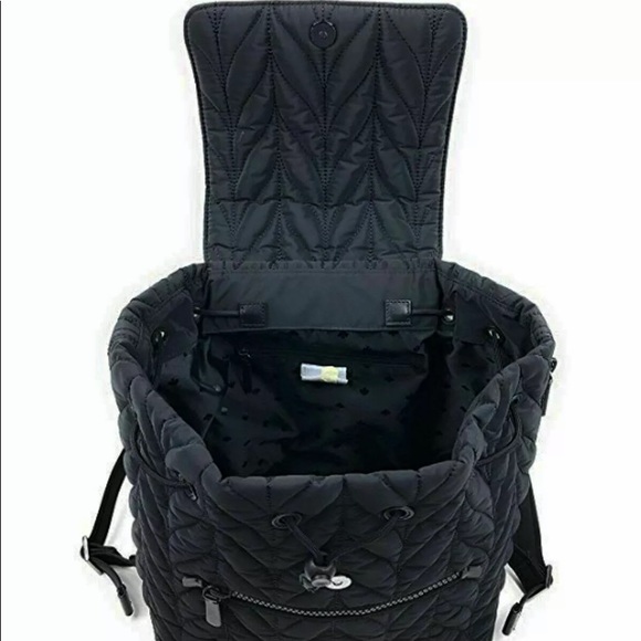 Kate spade Large Flap Black Backpack NWT ELLIE - Picture 5 of 8